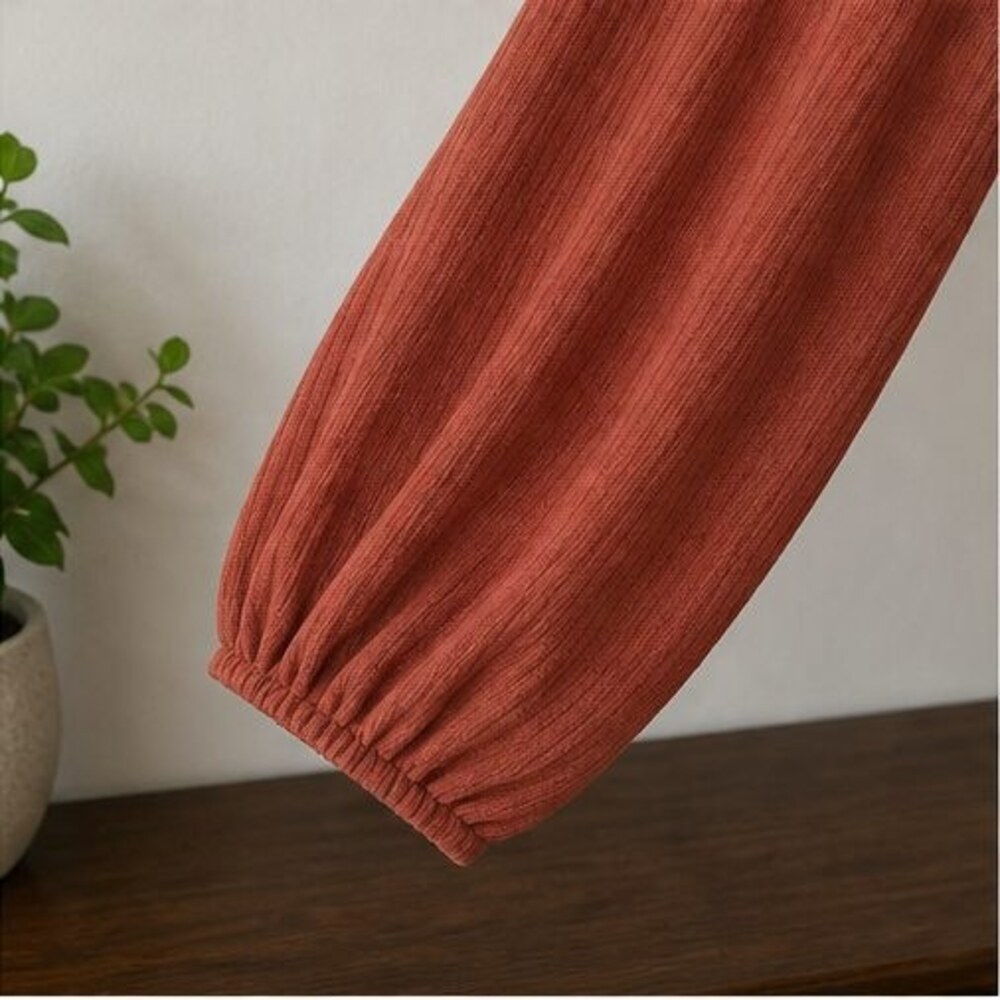 Rust Ruffle Blouse - Picture 5 of 6